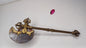Antique Rare Authentic Handmade Tibetan Buddhist Ritual Brass Prashu Vajra Dorje Axe,Sacred Tibetan Tantric  Ceremonial  Weapon Blade