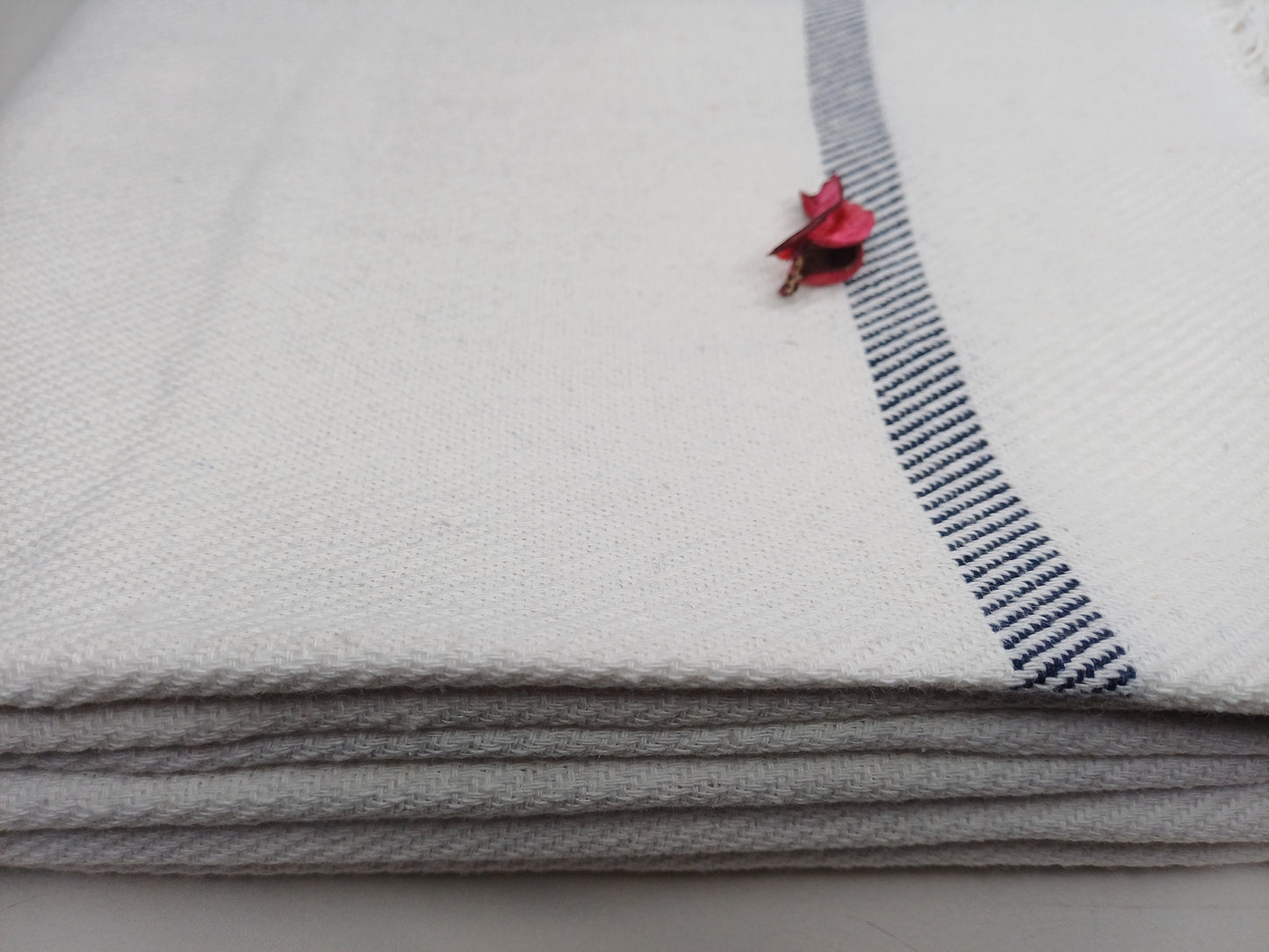 Iyengar Yoga Blanket 100 % Cotton- yoga blanket, Pune blanket, yoga blanket white, yoga blanket thick, yoga blanket for restorative yoga