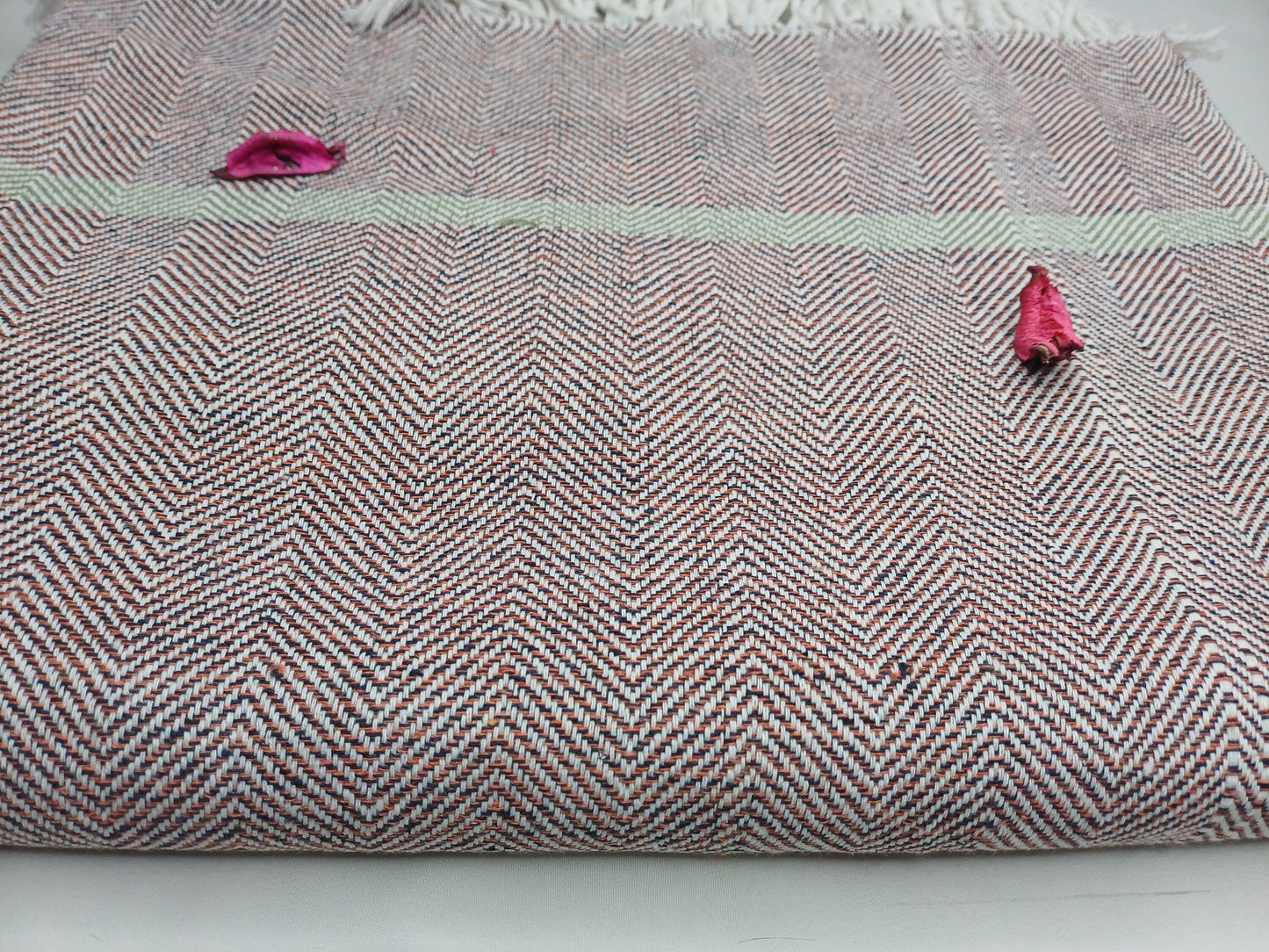 100 % Cotton Premium Handwoven Thick Iyengar Yoga Blanket,Mediation blanket,Organic Pune blanket,Blanket for Restorative Yoga,Khadi Throw