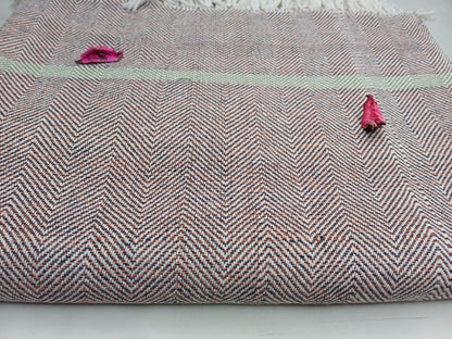 100 % Cotton Premium Handwoven Thick Iyengar Yoga Blanket,Mediation blanket,Organic Pune blanket,Blanket for Restorative Yoga,Khadi Throw