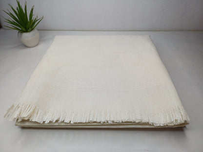 NON-VIOLENT Silk X-Large Traditional Handspun/Handwoven Pure Raw Eri Silk Meditation Shawl,Oversize Peace Silk Wrap,Ahimsa Silk Prayer Zen