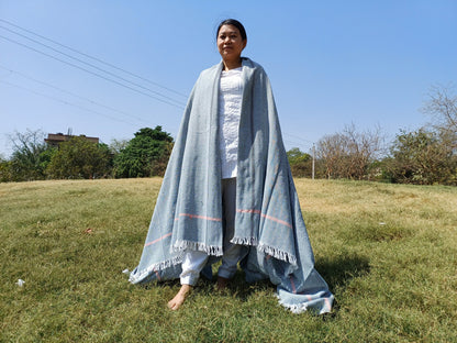 Iyengar Yoga Blanket 100 % Cotton- yoga blanket, Pune blanket, yoga blanket white, yoga blanket thick, yoga blanket for restorative yoga