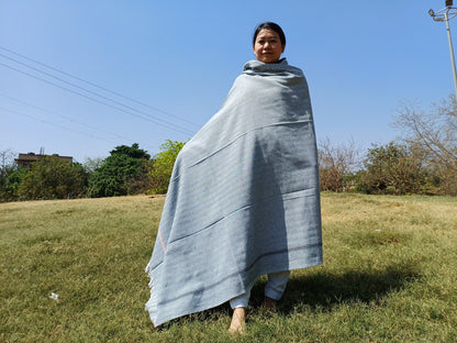Iyengar Yoga Blanket 100 % Cotton- yoga blanket, Pune blanket, yoga blanket white, yoga blanket thick, yoga blanket for restorative yoga