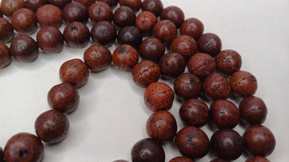 108 Antique Darked Phoenix One Eye Bodhi Seeds Mala,Buddhist beads,Tibetan Bodhi Beads,12mm Antique Prayer Mala,Nepali Bodhi Seed,Japa Mala