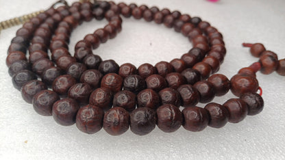 108 Antique Darked Phoenix One Eye Bodhi Seeds Mala,Buddhist beads,Tibetan Bodhi Beads,12mm Antique Prayer Mala,Nepali Bodhi Seed,Japa Mala
