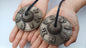 Vintage Rare Authentic Tibetan Mantra OM MANI Carved Tibetan Tingsha Bells,Handmade Tibetan Buddhist Ritual Cymbal,Yoga Sound Healing Tool