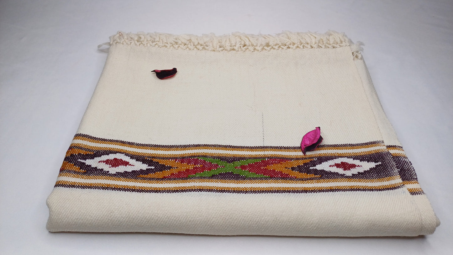 Indian Meditation Shawl,Prayer Scarf,Himalayan Wool,Yoga Blanket,Buddhist,Handwoven  shawl,Indian Ethnic Wrap