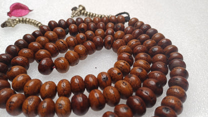 12mm 108 Genuine Antique Darked Phoenix One Eye Bodhi Seeds Mala,Antique Buddhist Prayer Mala,Tibetan Bodhi Beads,Nepali Bodhi Japa Rosary