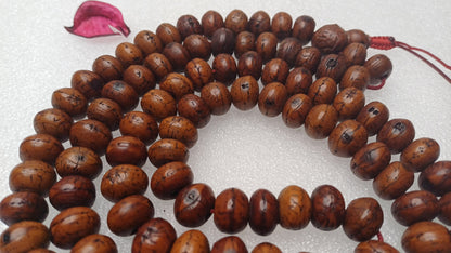 12mm 108 Genuine Vintage Old Darked Phoenix One Eye Bodhi Seeds Mala,Old Buddhist Prayer Mala,Tibetan Bodhi Beads,Nepali Bodhi Japa Rosary