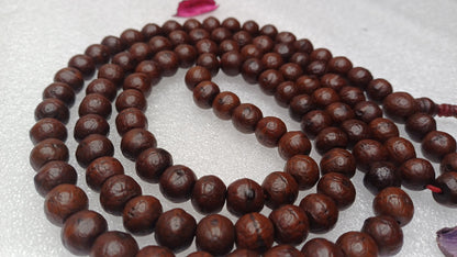12mm 108 Genuine Vintage Old Darked Phoenix One Eye Bodhi Seeds Mala,Old Buddhist Prayer Mala,Tibetan Bodhi Beads,Nepali Bodhi Japa Rosary