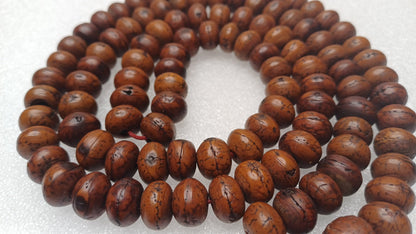 12mm 108 Genuine Vintage Old Darked Phoenix One Eye Bodhi Seeds Mala,Old Buddhist Prayer Mala,Tibetan Bodhi Beads,Nepali Bodhi Japa Rosary