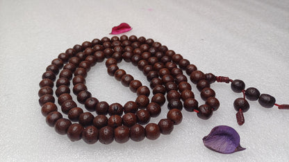 12mm 108 Genuine Vintage Old Darked Phoenix One Eye Bodhi Seeds Mala,Old Buddhist Prayer Mala,Tibetan Bodhi Beads,Nepali Bodhi Japa Rosary