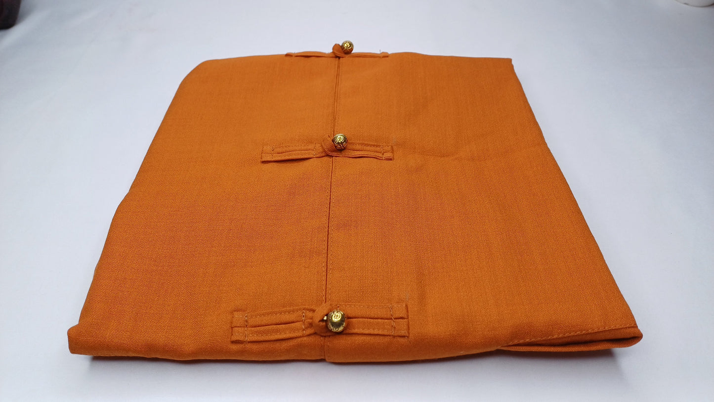 Unisex Raw Cotton Tibetan Buddhist Meditation Shirt,Tantrik Meditation Shirt,Tibetan Ethnic Shirt Chuba,Traditional Long Sleeve Yoga Shirt