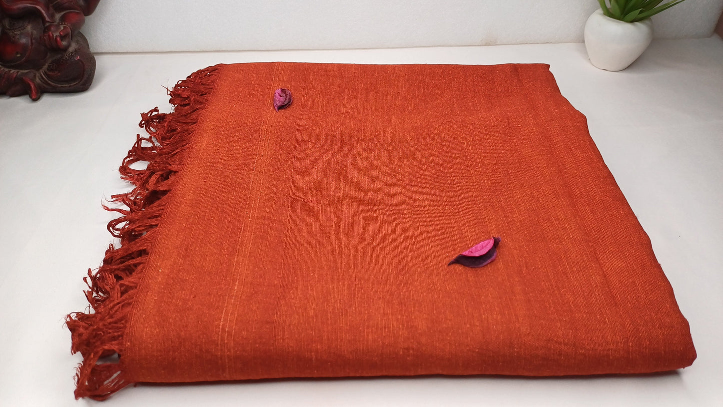 PEACE Silk X-Large Traditional Handwoven Tibetan Buddhist Raw Eri Silk Meditation Shawl,Buddhist Tantrik Silk Meditation Wrap,Ahimsa SilkZen