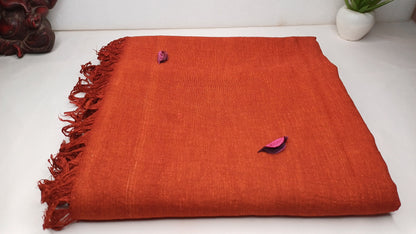 PEACE Silk X-Large Traditional Handwoven Tibetan Buddhist Raw Eri Silk Meditation Shawl,Buddhist Tantrik Silk Meditation Wrap,Ahimsa SilkZen