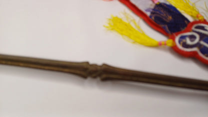Vintage Rare Authentic Handcrafted Tibetan Buddhist Ritual Vajra Magical Khatvanga Trishul,Sacred Tantric Ceremonial Ritual Staff Weapon
