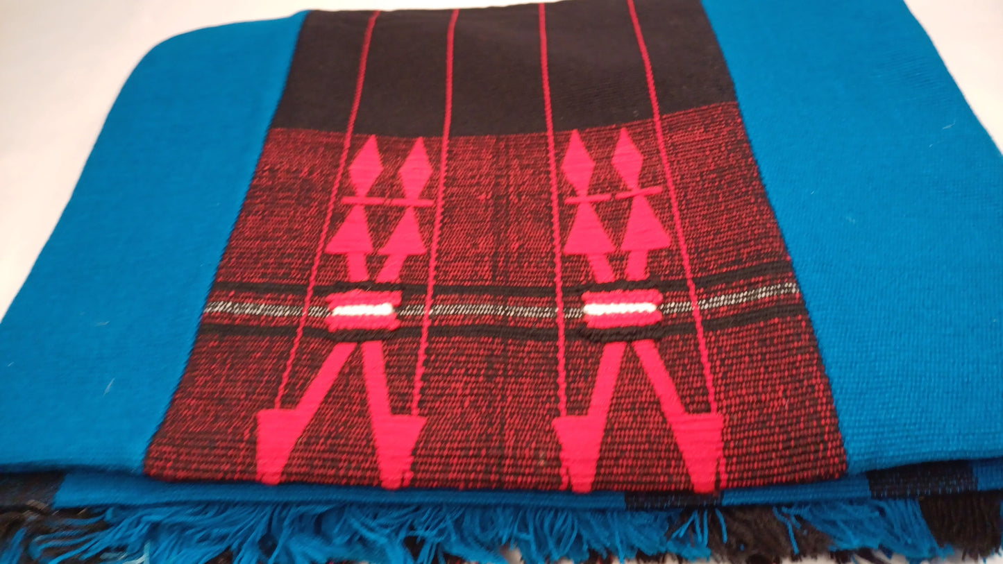 Handwoven Naga Tribes Traditional Blanket,Native Indians Shawl,Ethnic Embroidery Tribal Throw Blanket/Wrap,Tribal Home Decor,Earthy Clothing