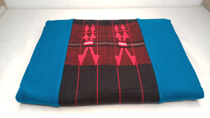 Handwoven Naga Tribes Traditional Blanket,Native Indians Shawl,Ethnic Embroidery Tribal Throw Blanket/Wrap,Tribal Home Decor,Earthy Clothing