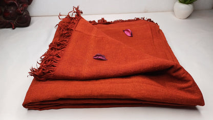 PEACE Silk X-Large Traditional Handwoven Tibetan Buddhist Raw Eri Silk Meditation Shawl,Buddhist Tantrik Silk Meditation Wrap,Ahimsa SilkZen