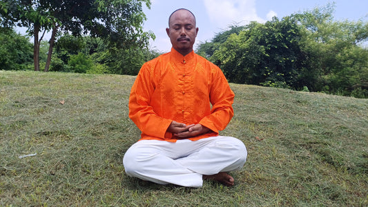 Unisex Raw Cotton Tibetan Buddhist Meditation Shirt,Tantrik Meditation Shirt,Tibetan Ethnic Shirt Chuba,Traditional Long Sleeve Yoga Shirt