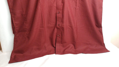 Organic Cotton Maroon Tibetan Buddhist Monk  Shirt,Monk Blouse,Buddhist Monk Shirt,Nun Meditation Top,Temple clothing,Spiritual fabric