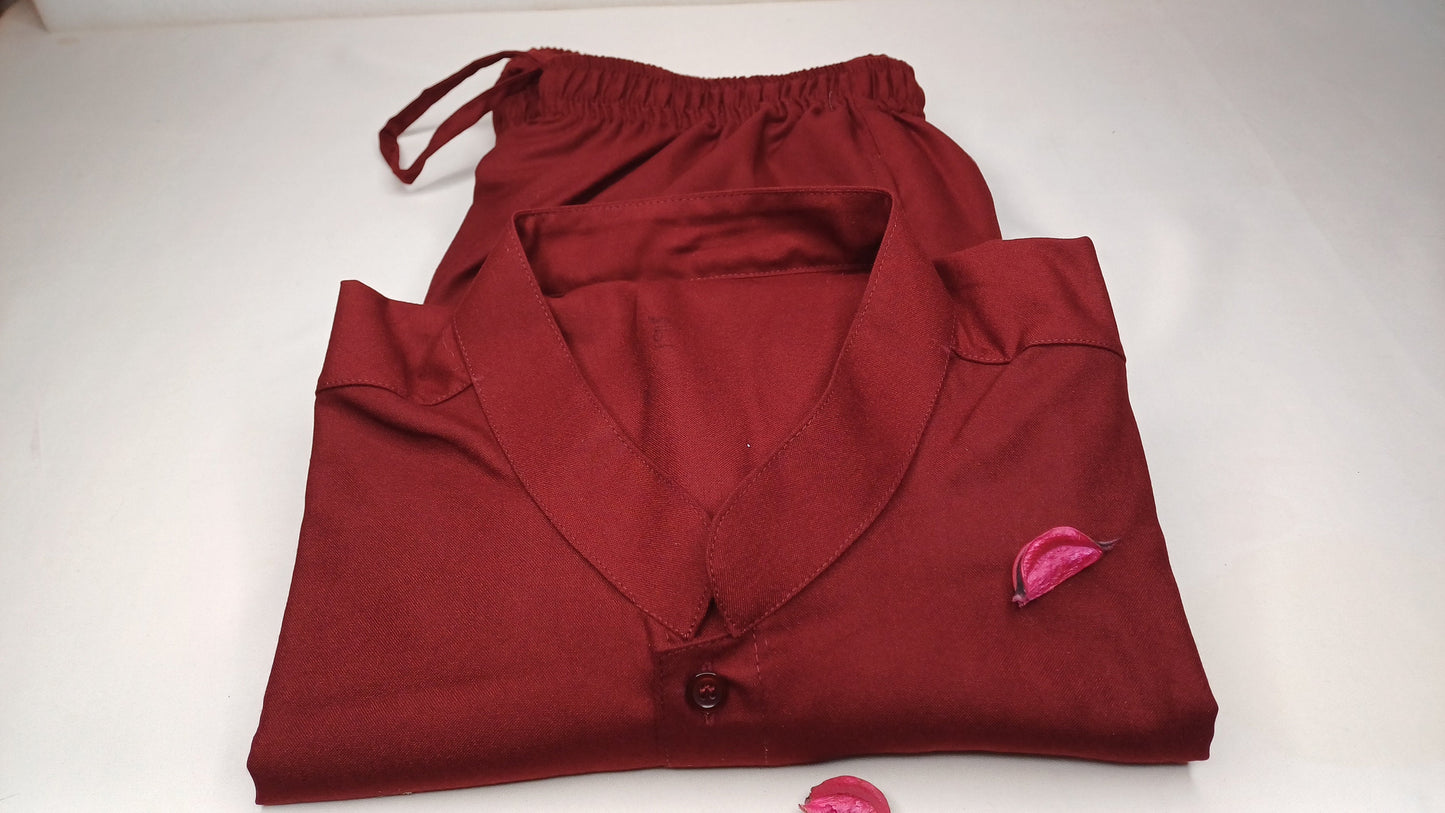 Tibetan Traditional Meditation Suit,Buddhist Prayer Cloth,Buddhist Meditation Robe,Mens Meditation Pant and Shirt,Tibetan Clothing for Men
