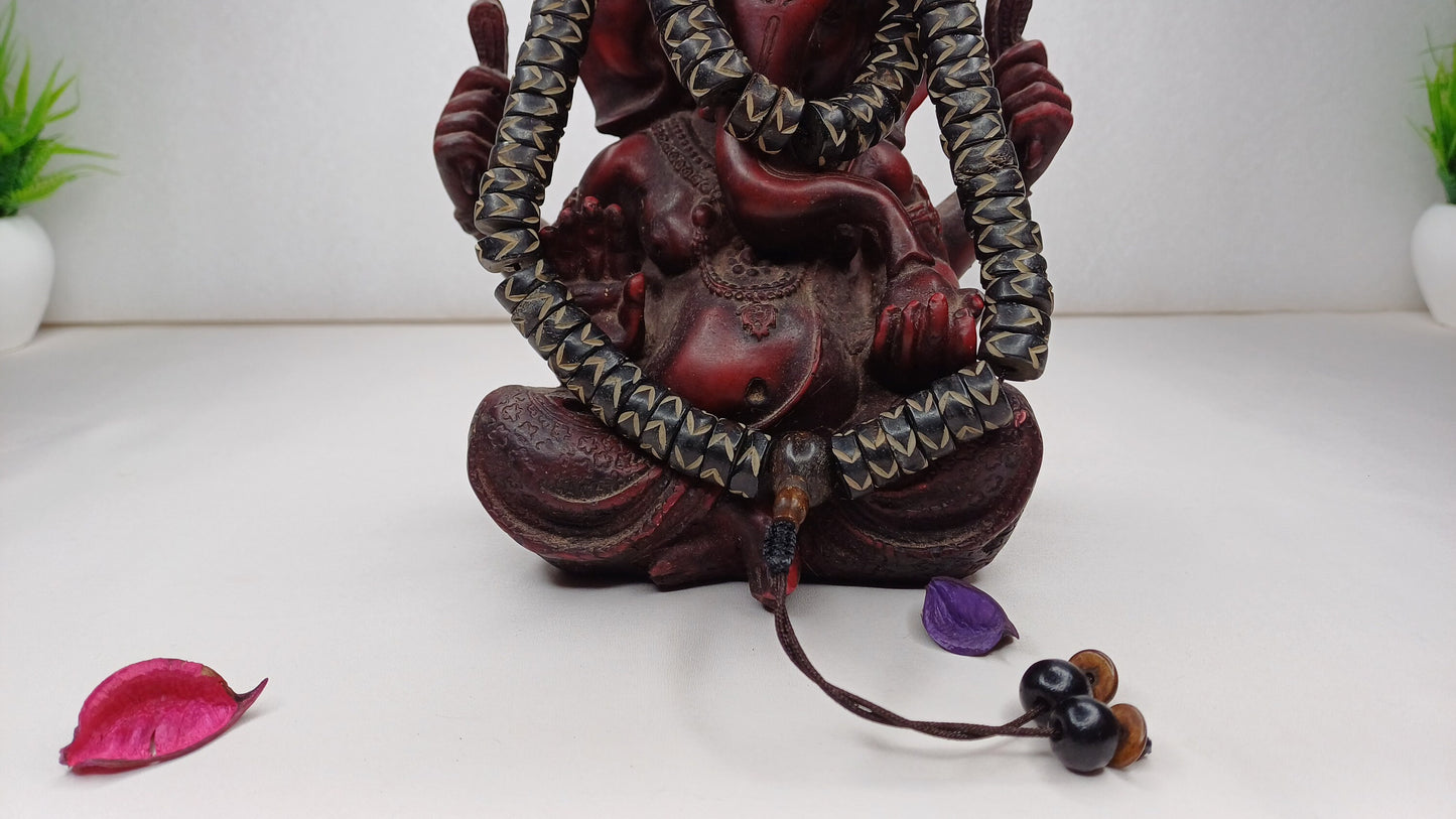 108 12mm Antique Gandhara Hand-carved Original Bone Tibetan Buddhist Prayer Beads,Vintage Buddhist Rosary Mala,Disk Shaped Kapala Bone Mala