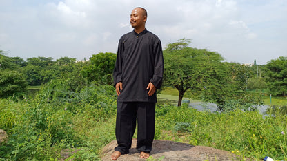 Tibetan Traditional Meditation Suit,Buddhist Yoga Clothes,Ethnic Tibetan Meditation Robe,Meditation Pant and Shirt for Men,Tibetan Clothing
