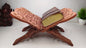 Premium Handcarved  Foldable Wooden Holy Scriptures Book Stand,Cover Case Wooden Holy Book Holder,Wooden Religious Item