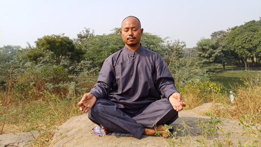 Tibetan Traditional Meditation Suit,Buddhist Meditation Robe,Meditation Pant and Shirt for Men,Tibetan Clothing for Men,Tibetan Prayer Robe