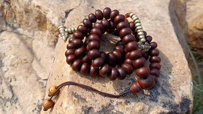 108 Antique Darked Phoenix One Eye Bodhi Seeds Mala,Buddhist beads,Tibetan Bodhi Beads,12mm Antique Prayer Mala,Nepali Bodhi Seed,Japa Mala