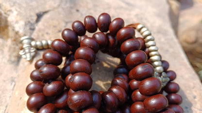 108 Antique Darked Phoenix One Eye Bodhi Seeds Mala,Buddhist beads,Tibetan Bodhi Beads,12mm Antique Prayer Mala,Nepali Bodhi Seed,Japa Mala