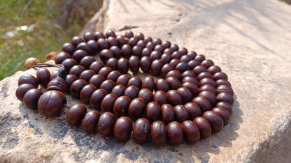 108 Antique Darked Phoenix One Eye Bodhi Seeds Mala,Buddhist beads,Tibetan Bodhi Beads,12mm Antique Prayer Mala,Nepali Bodhi Seed,Japa Mala