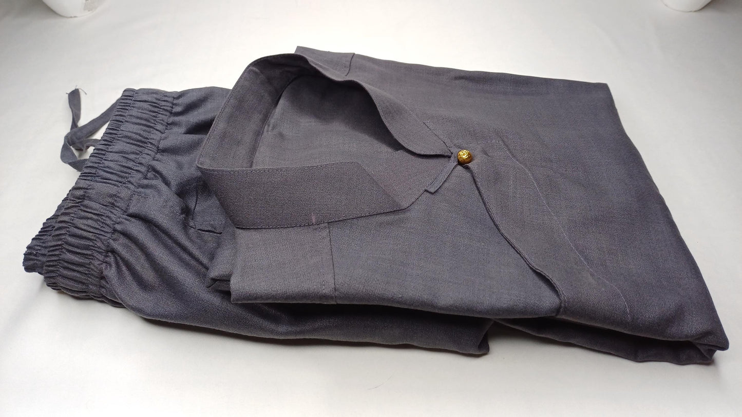 Tibetan Traditional Meditation Suit,Buddhist Meditation Robe,Meditation Pant and Shirt for Men,Tibetan Clothing for Men,Tibetan Prayer Robe