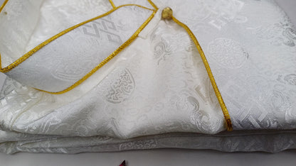 Traditional Tibetan Brocade Silk Buddhist Yogi Shirt,Tibetan Meditation Shirt, Ethnic Tibetan  Long Sleeves Cloth,Buddhist Prayer Shirt