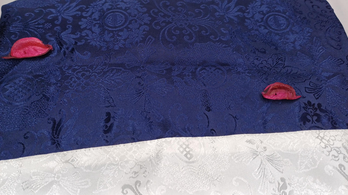 Traditional Tibetan Brocade Silk Border Buddhist Door Curtain,Tibetan Door Curtain,Buddhist Altar Room Door Hanging,Himalayan Home Decore