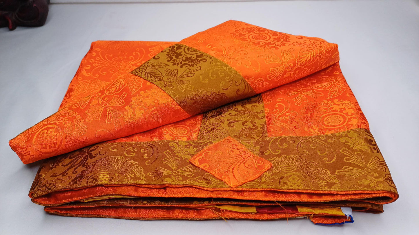 Traditional Tibetan Brocade Silk Border Buddhist Door Curtain,Tibetan Door Curtain,Buddhist Altar Room Door Hanging,Himalayan Home Decore