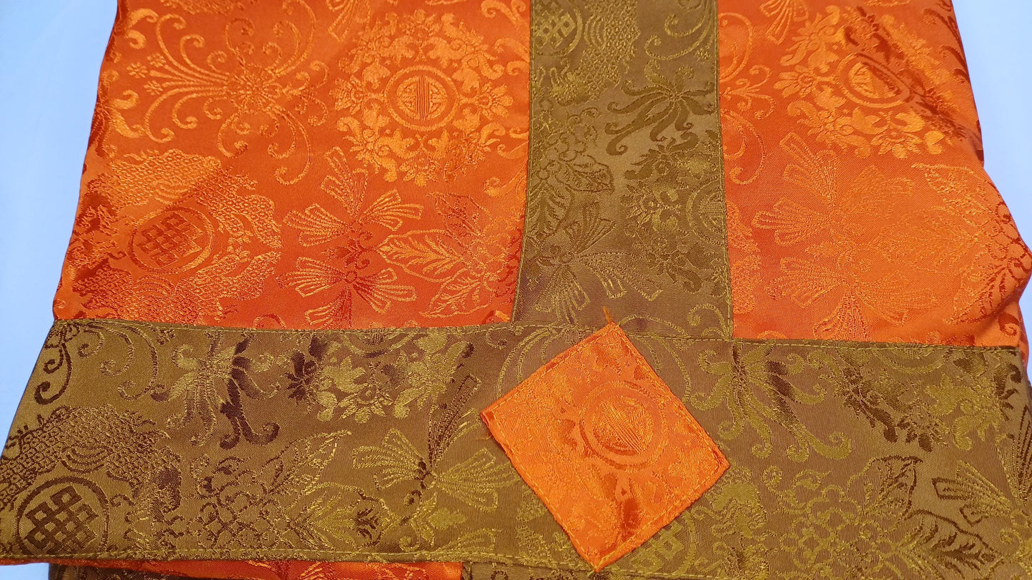 Traditional Tibetan Brocade Silk Border Buddhist Door Curtain,Tibetan Door Curtain,Buddhist Altar Room Door Hanging,Himalayan Home Decore