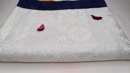 Traditional Tibetan Brocade Silk Border Buddhist Door Curtain,Tibetan Door Curtain,Buddhist Altar Room Door Hanging,Himalayan Home Decore