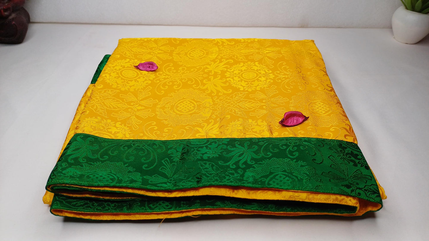 Traditional Tibetan Brocade Silk Border Buddhist Door Curtain,Tibetan Door Curtain,Buddhist Altar Room Door Hanging,Himalayan Home Decore