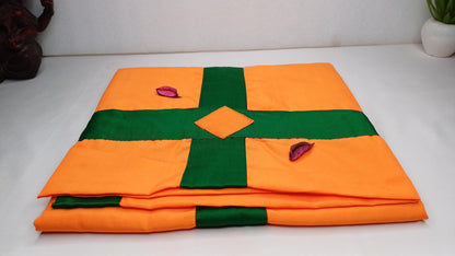 Traditional Handmade Tibetan 8 Auspicious Symbol Embroidered Tibetan Door Curtain,Buddhist 8 Lucky Signs Symbol Altar Room Door Hanging