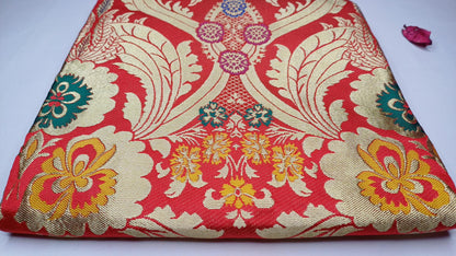 Handmade Multi-Color Tibetan Buddhist Ashtamangala Budha Silk Brocade Tibetan Altar/Shrine Table Cloth,Zen Buddhist Tibetan Table Runner