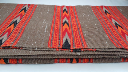 Handspun Handwoven Pure Himalayan Yak Wool Shawl,Oversized Yak Scarf,Ethnic Indian Yak Stole,Tibetan Yak Wool,Embroidered Himalayan Yak Wrap