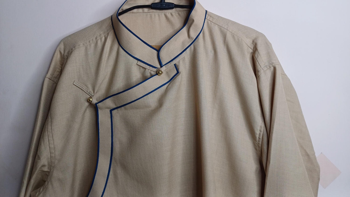 Ethnic Tibetan Meditation Suit,Buddhist Yoga Clothes,TraditionalTibetan Meditation Robe,Meditation Pant and Shirt for Men,Tibetan Clothing