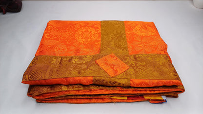 Traditional Tibetan Brocade Silk Border Buddhist Door Curtain,Tibetan Door Curtain,Buddhist Altar Room Door Hanging,Himalayan Home Decore
