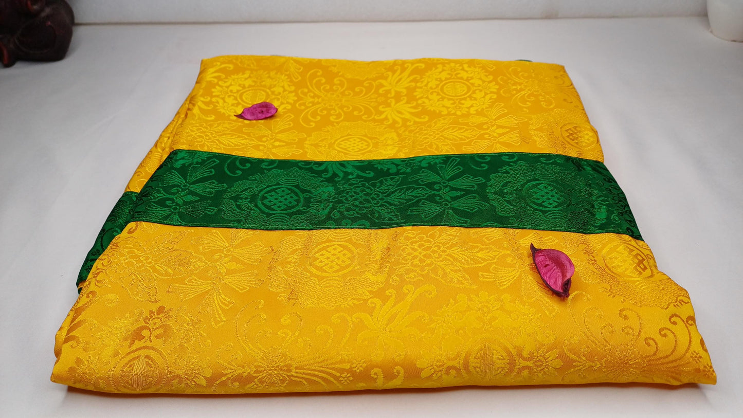 Traditional Tibetan Brocade Silk Border Buddhist Door Curtain,Tibetan Door Curtain,Buddhist Altar Room Door Hanging,Himalayan Home Decore