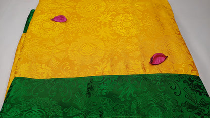 Traditional Tibetan Brocade Silk Border Buddhist Door Curtain,Tibetan Door Curtain,Buddhist Altar Room Door Hanging,Himalayan Home Decore