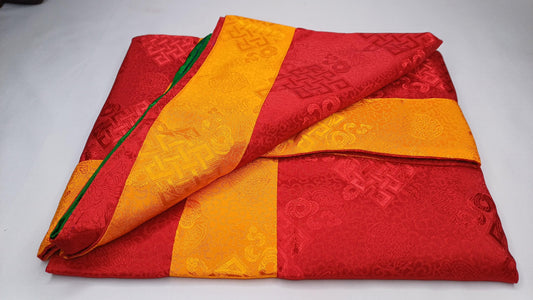 Traditional Tibetan Brocade Silk Border Buddhist Door Curtain,Tibetan Door Curtain,Buddhist Altar Room Door Hanging,Himalayan Home Decore