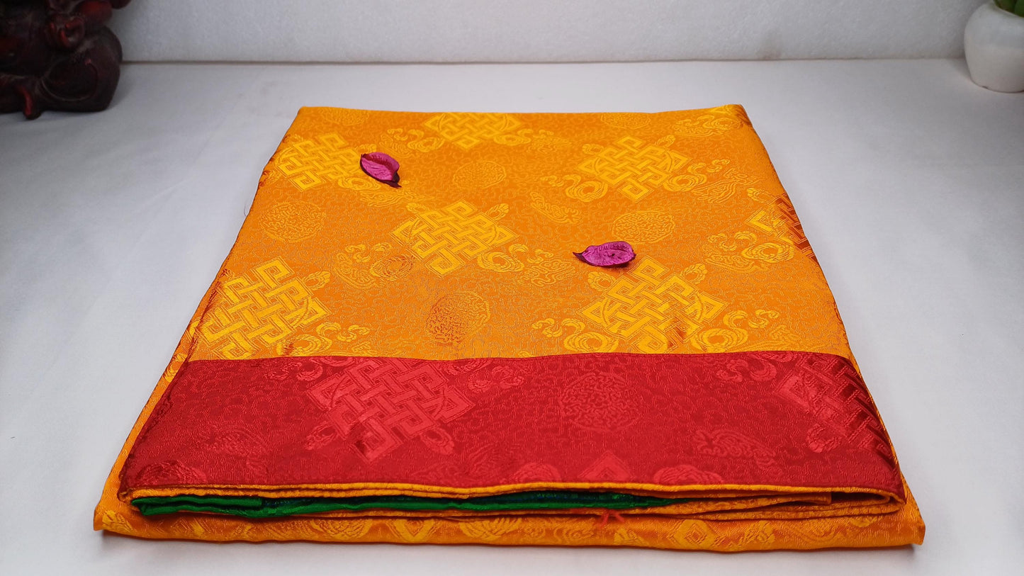 Traditional Tibetan Brocade Silk Border Buddhist Door Curtain,Tibetan Door Curtain,Buddhist Altar Room Door Hanging,Himalayan Home Decore