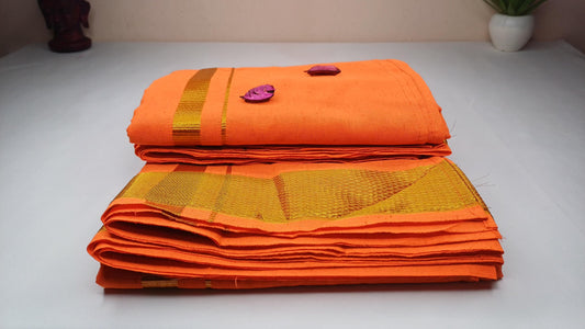 Handloom Indian Vedic Robe,Hare Krishna Robe,indian Ethnic Attair,Iskon Temple Dress,Indian Spiritual Dress,Mayapur Dhoti and Chaddar Set